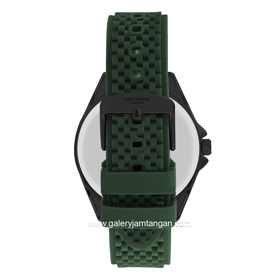 LEE COOPER LC07361.677 Green Black Rubber Strap