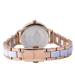 LEE COOPER LC07395.420 Women's Watch White Rosegold Dial White