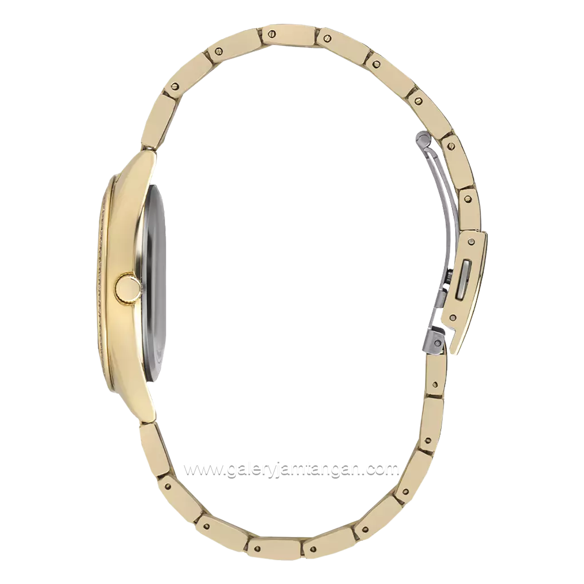 LEE COOPER LC07408.110 Gold Dial White Stainless Steel