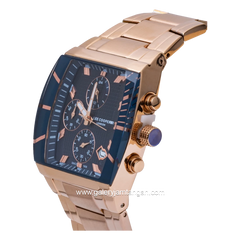 LEE COOPER LC07422.490 Rosegold Dial Blue Stainless Steel