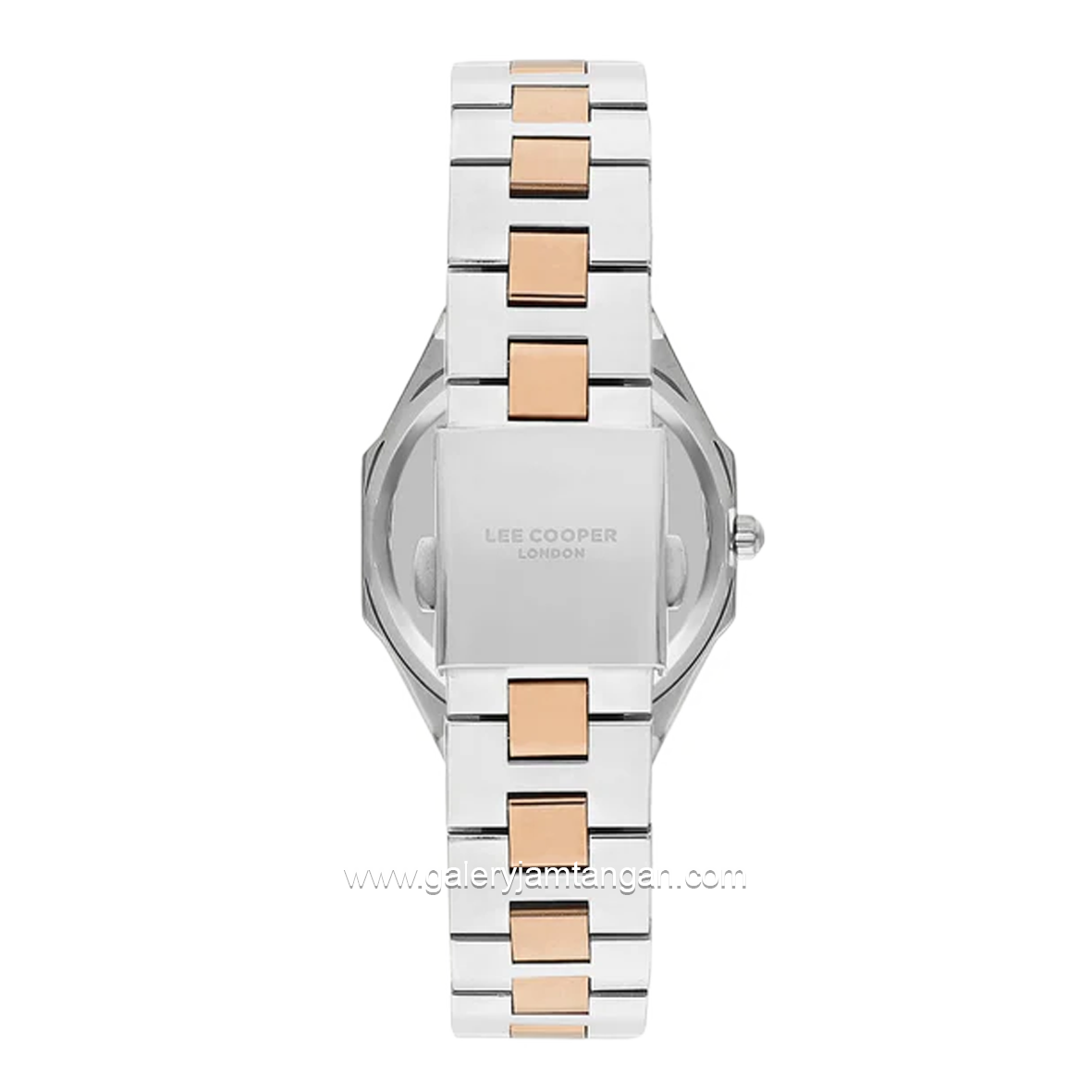 LEE COOPER LC07599.530 Women's Watch Silver Rosegold Stainless Steel