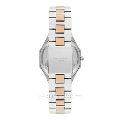 LEE COOPER LC07599.530 Women's Watch Silver Rosegold Stainless Steel