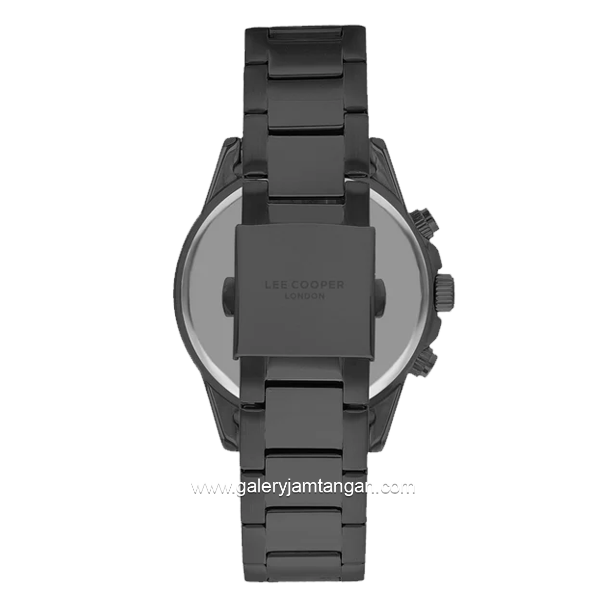 LEE COOPER LC07627.070 Black Dial Green Stainless Steel