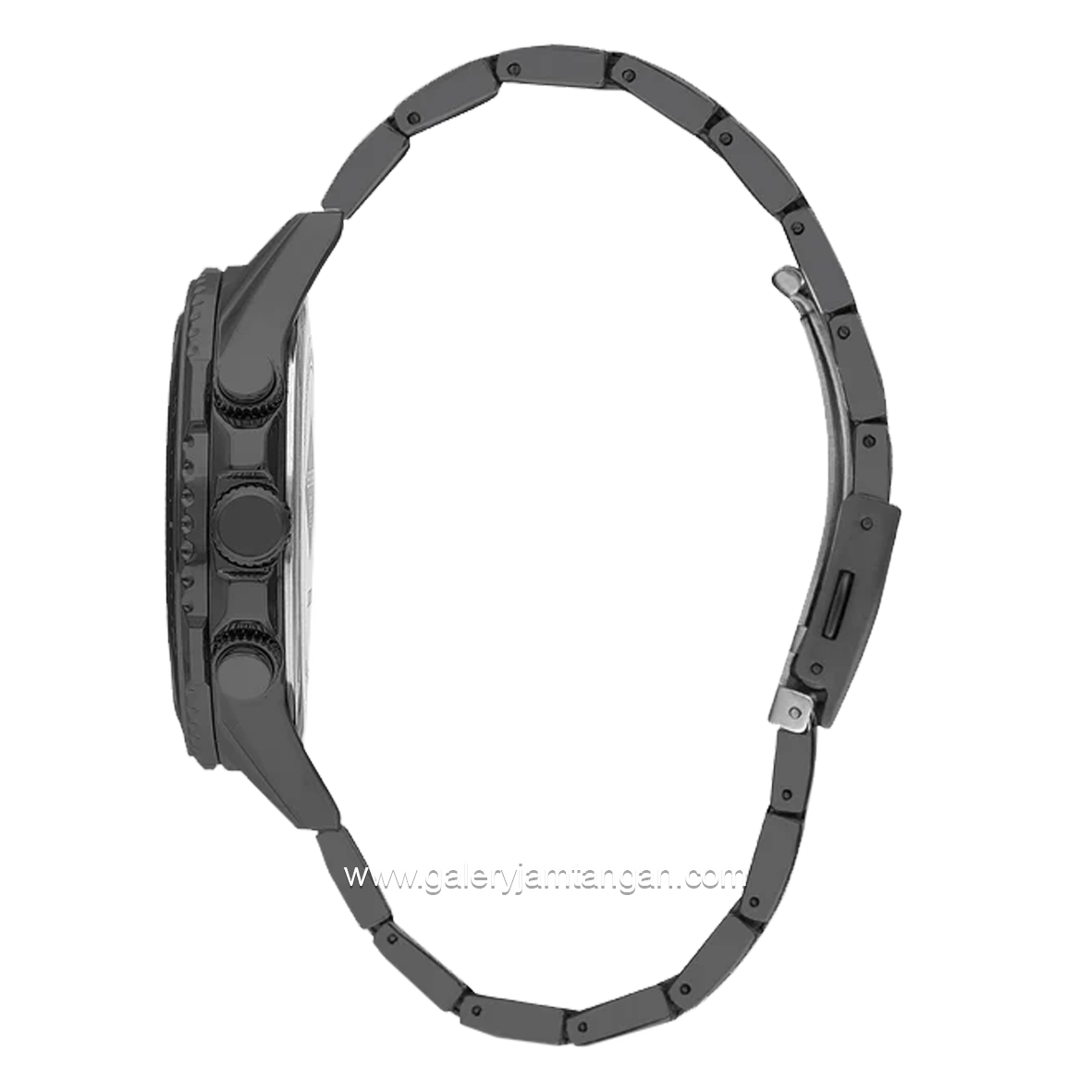 LEE COOPER LC07627.070 Black Dial Green Stainless Steel