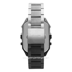 LEE COOPER LC07638.360 Ana-Digi Silver Black Stainless Steel