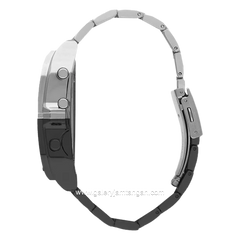 LEE COOPER LC07638.360 Ana-Digi Silver Black Stainless Steel