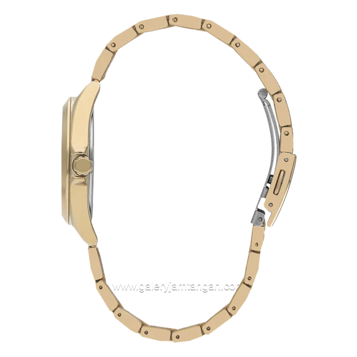 LEE COOPER LC07685.130 Multifunction Gold Dial White Stainless