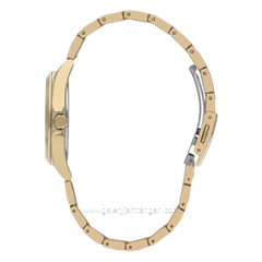 LEE COOPER LC07685.130 Multifunction Gold Dial White Stainless