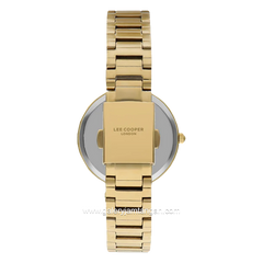 LEE COOPER LC07711.270 Gold Dial Green Stainless Steel