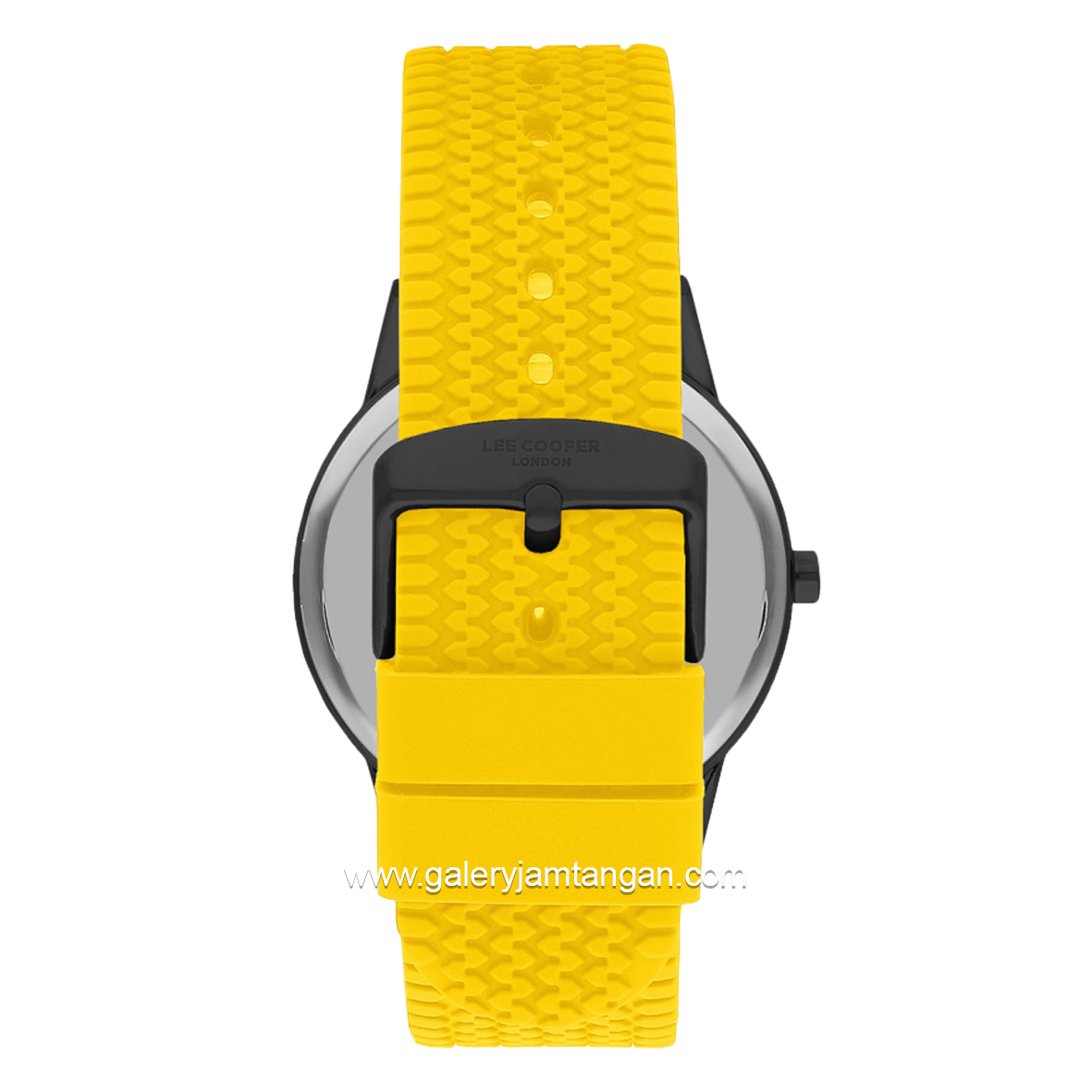 LEE COOPER LC07715.677 Yellow Black Rubber Strap