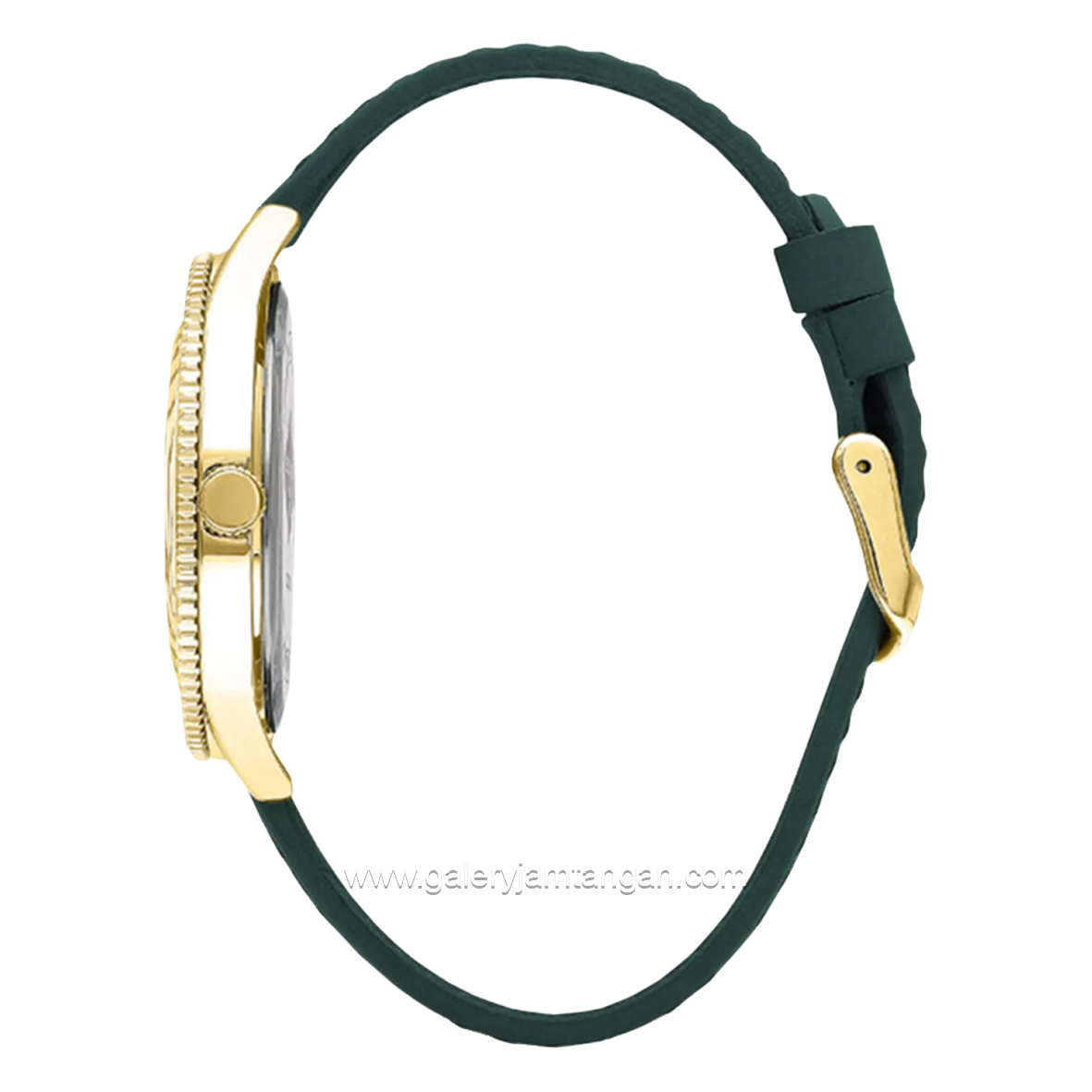 LEE COOPER LC07932.177 Green Gold Leather Strap