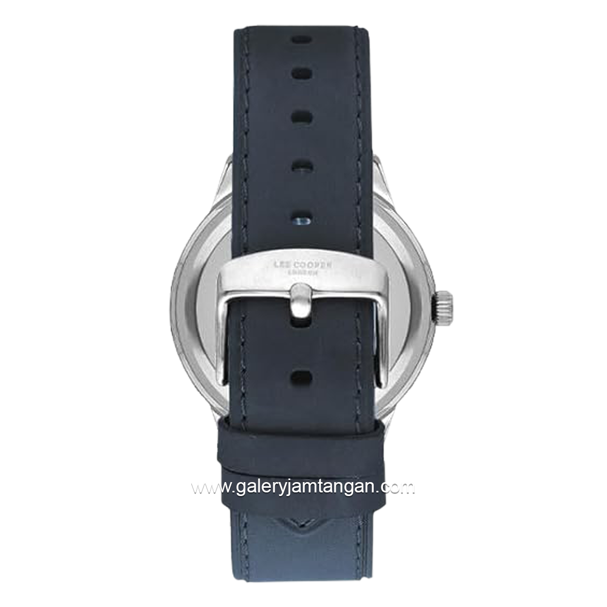 LEE COOPER LC07933.499 Men's Watch Navy Leather Strap
