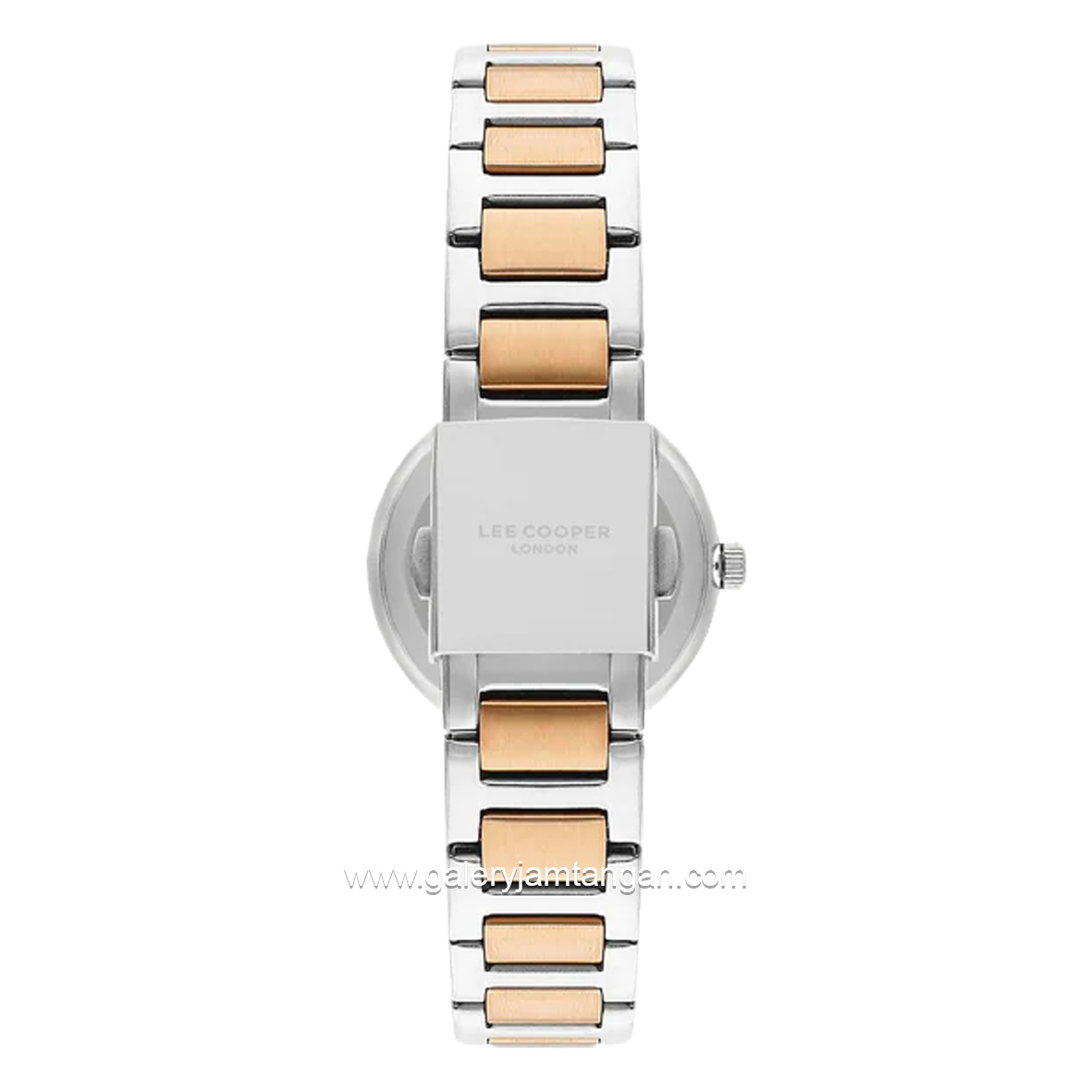 LEE COOPER LC07972.590 3 Hands Silver Dial Navy Stainless Steel