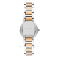 LEE COOPER LC07972.590 3 Hands Silver Dial Navy Stainless Steel