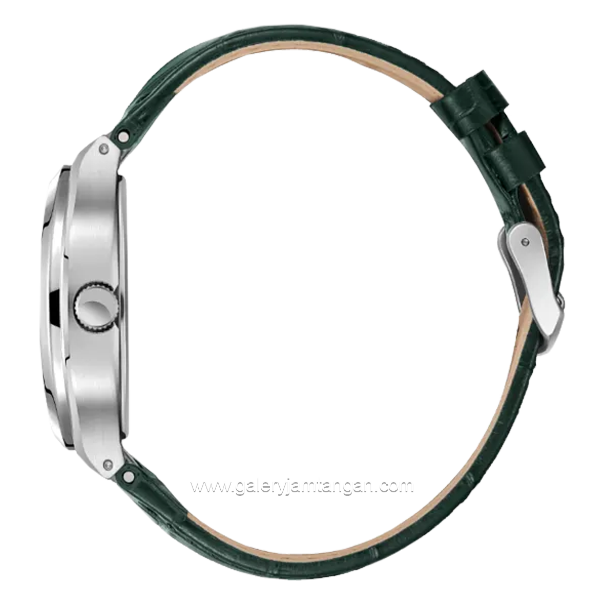 LEE COOPER LC08179.375 Green Silver Leather Strap