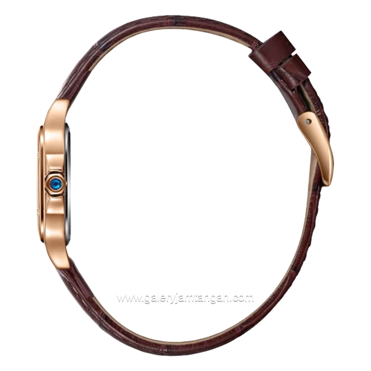 LEE COOPER LC08191.431 Women's Watches Brown Dial White Leather Strap