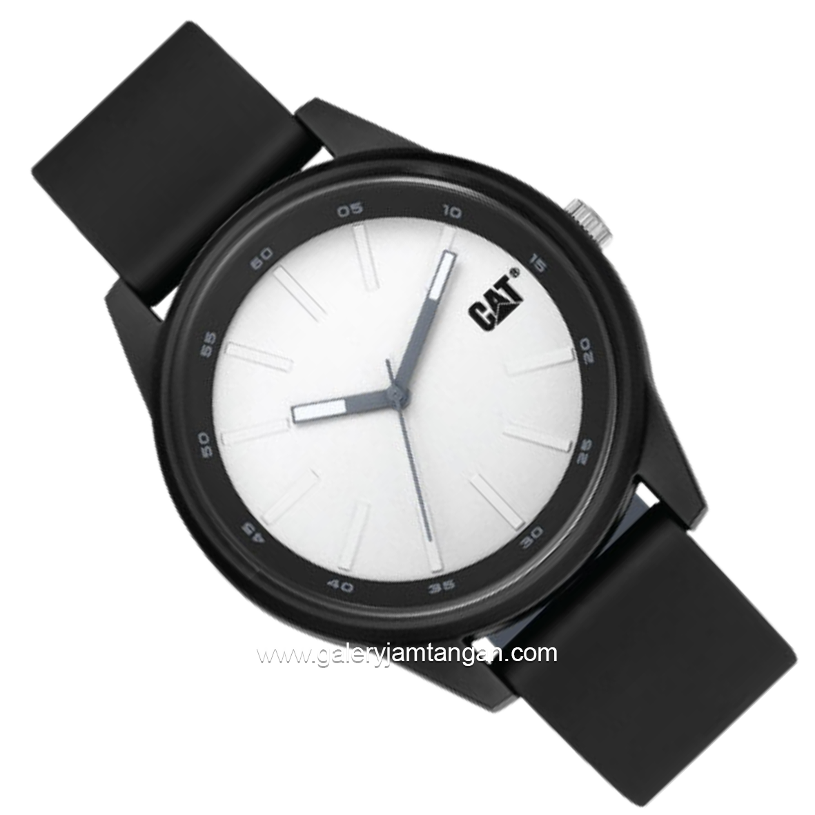 CATERPILLAR LJ.160.21.221 Black Dial White Silicone Strap