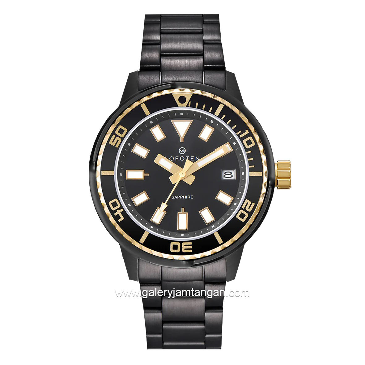 LOFOTEN F-6528M Black Gold Stainless Steel