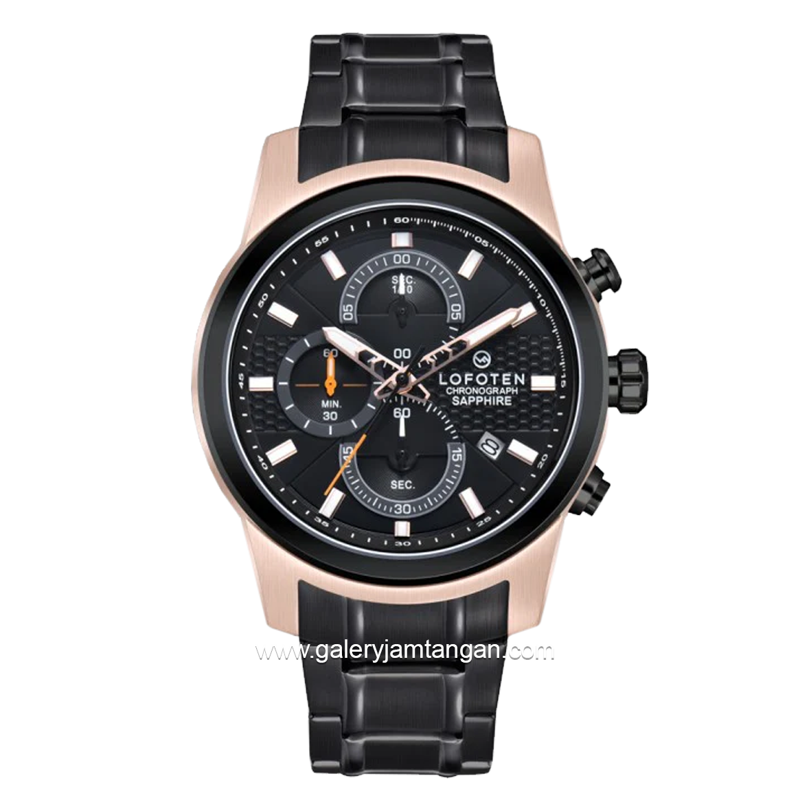 LOFOTEN F-6531MC Black Rosegold Stainless Steel