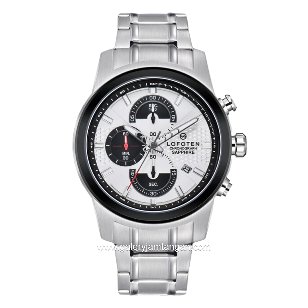 LOFOTEN F-6531MC Silver Dial White Stainless Steel
