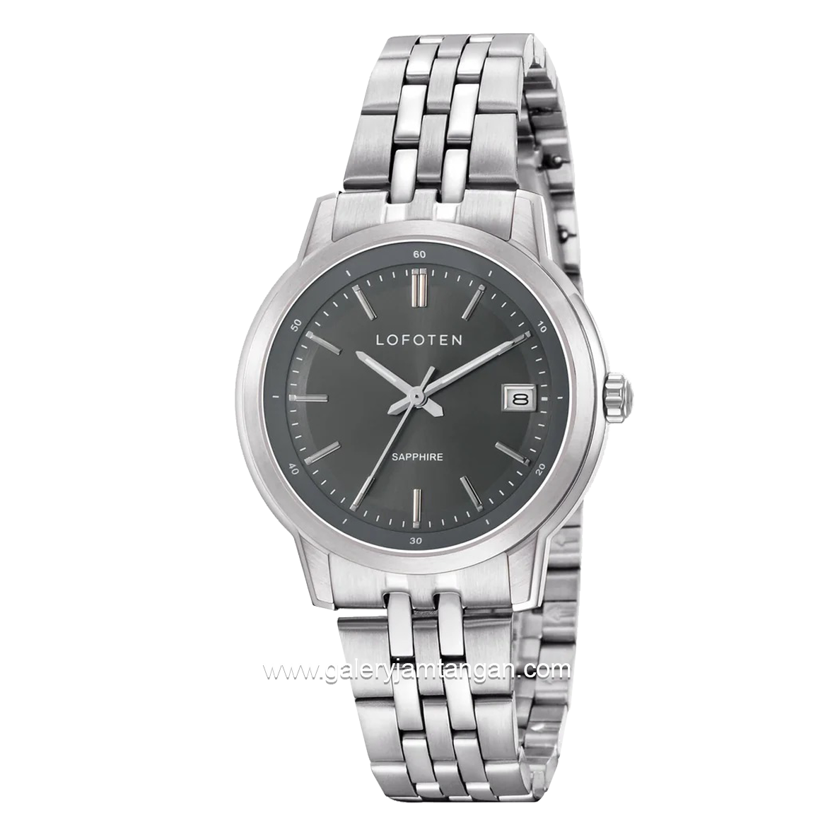 LOFOTEN F-8110L Silver Dial Grey Stainless Steel