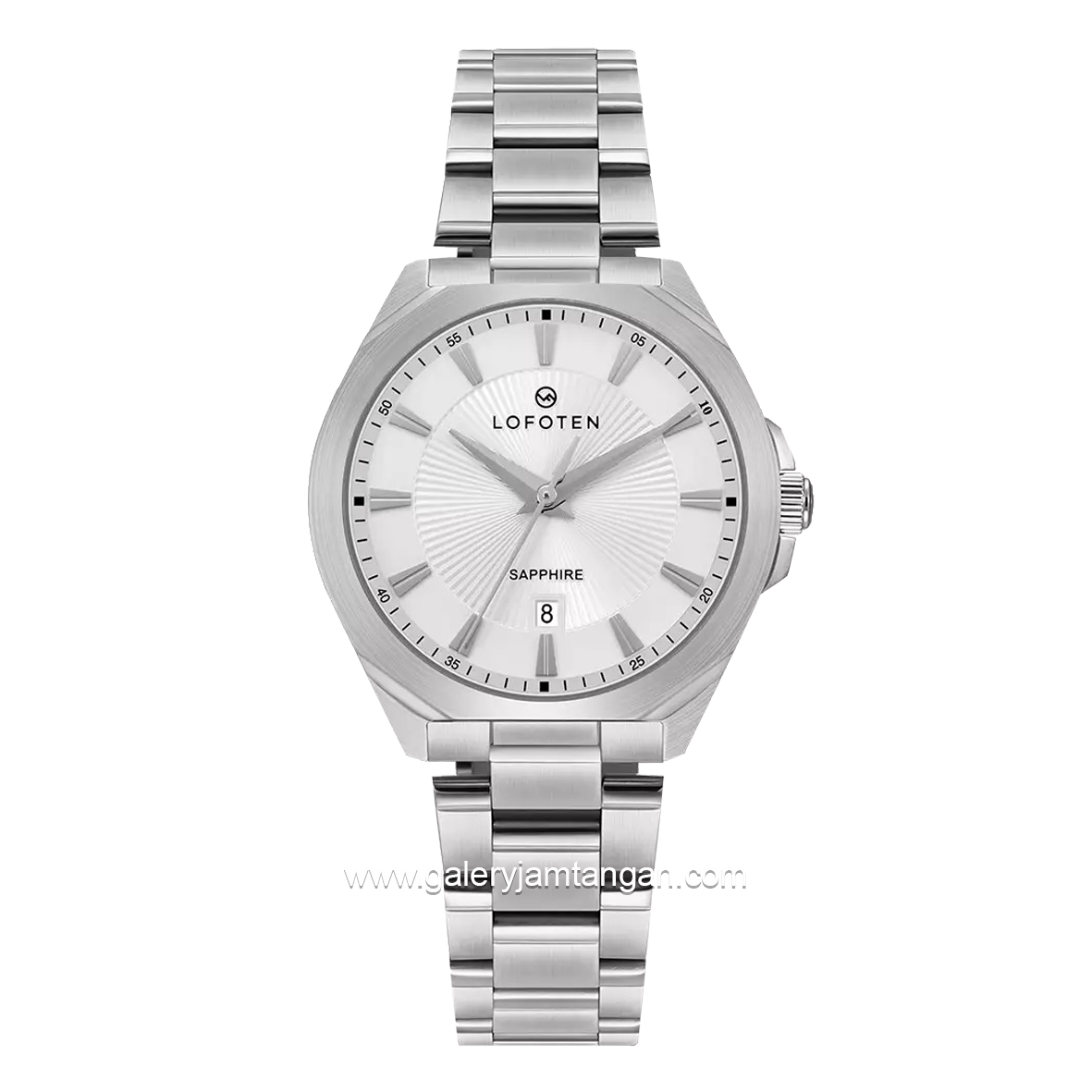 LOFOTEN F-8112L Silver Dial White Stainless Steel