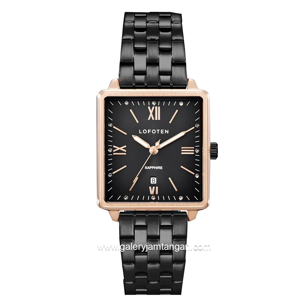 LOFOTEN F-2308L Black Rosegold Stainless Steel