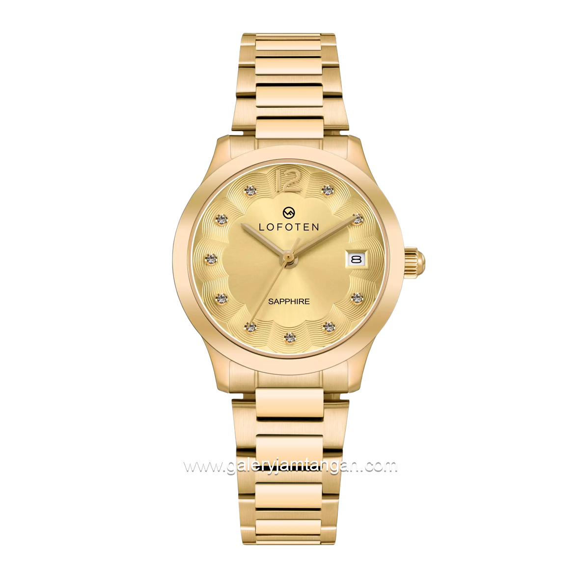 LOFOTEN F-2329L Full Gold Stainless Steel