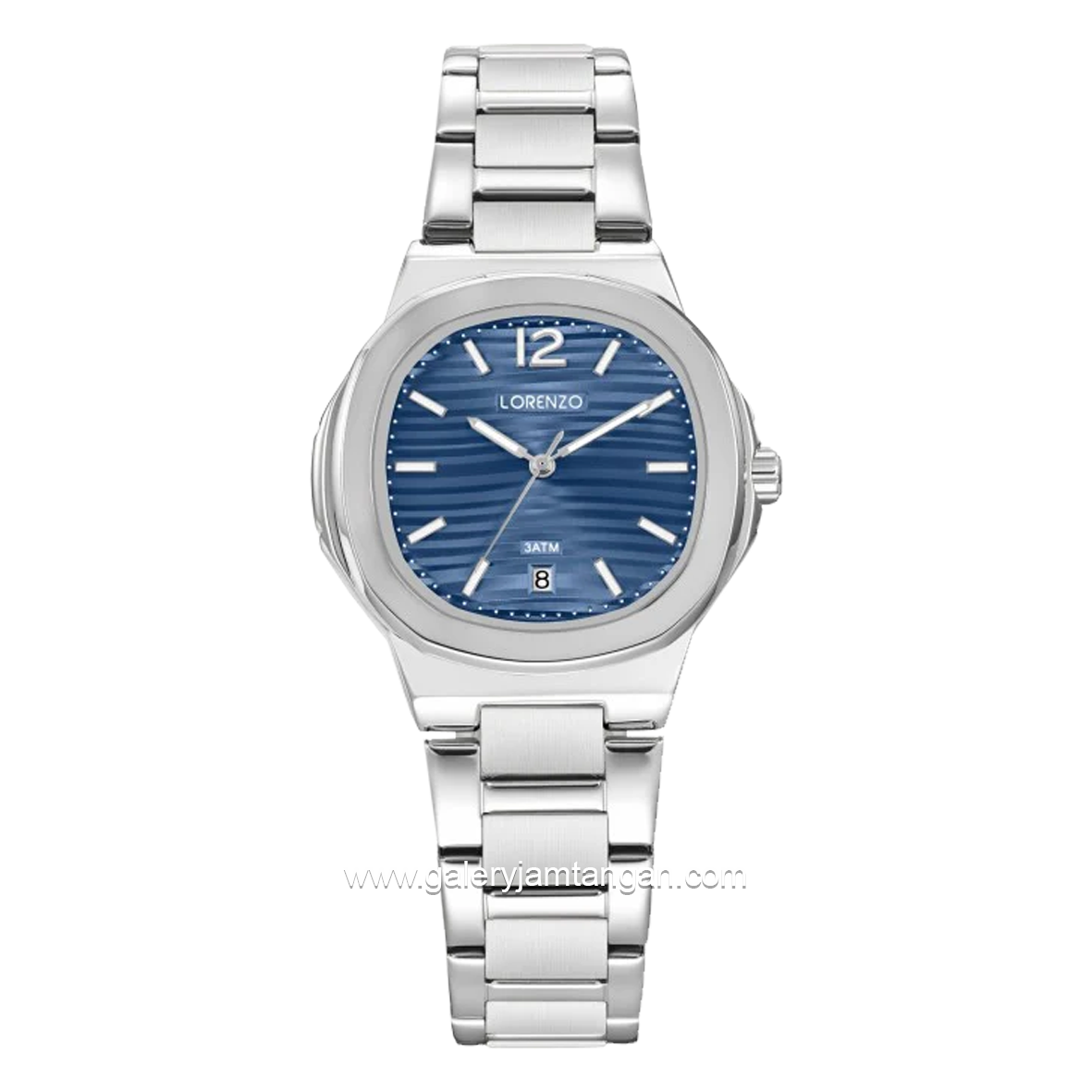 LORENZO R 5110 L Silver Dial Blue Stainless Steel
