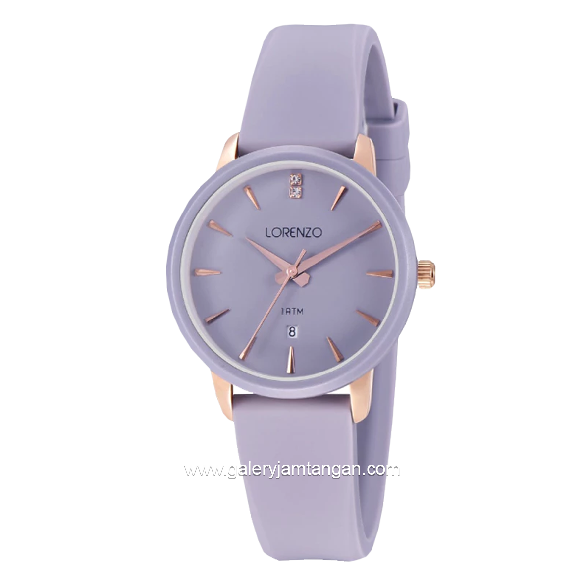LORENZO R 7127 L Women's Watches Lilac Silicone Strap