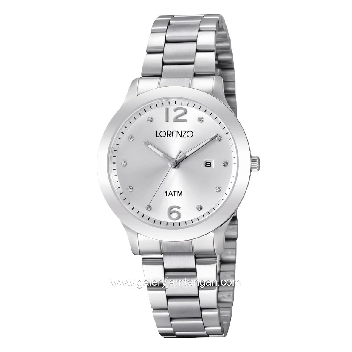 LORENZO R 7122 L Full Silver Stainless Steel