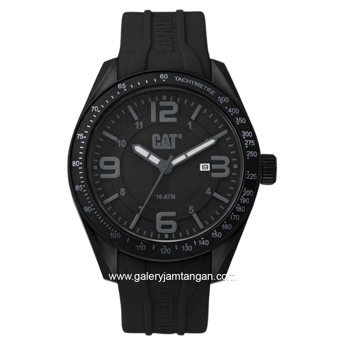 CATERPILLAR LQ.161.21.135 Black Rubber Strap