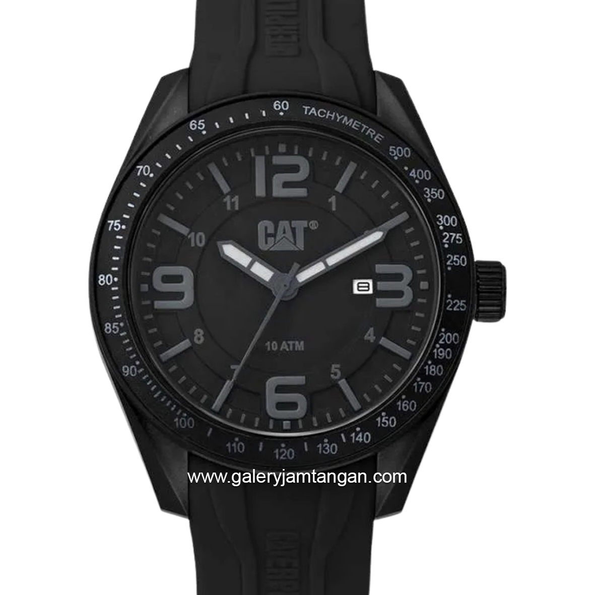 CATERPILLAR LQ.161.21.135 Black Rubber Strap