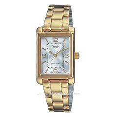 CASIO LTP-1234PG-7AEG Gold Dial White Stainless Steel