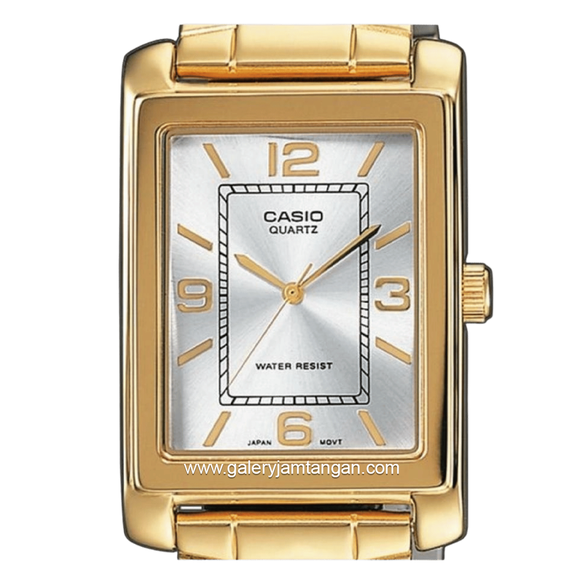 CASIO LTP-1234PG-7AEG Gold Dial White Stainless Steel