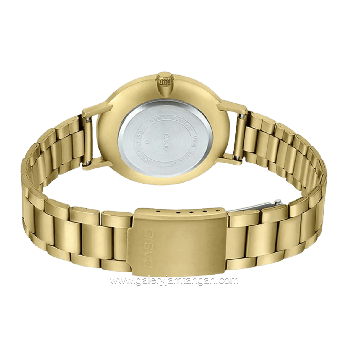 CASIO LTP-VT01G-4BUDF Gold Dial Pink Stainless Steel