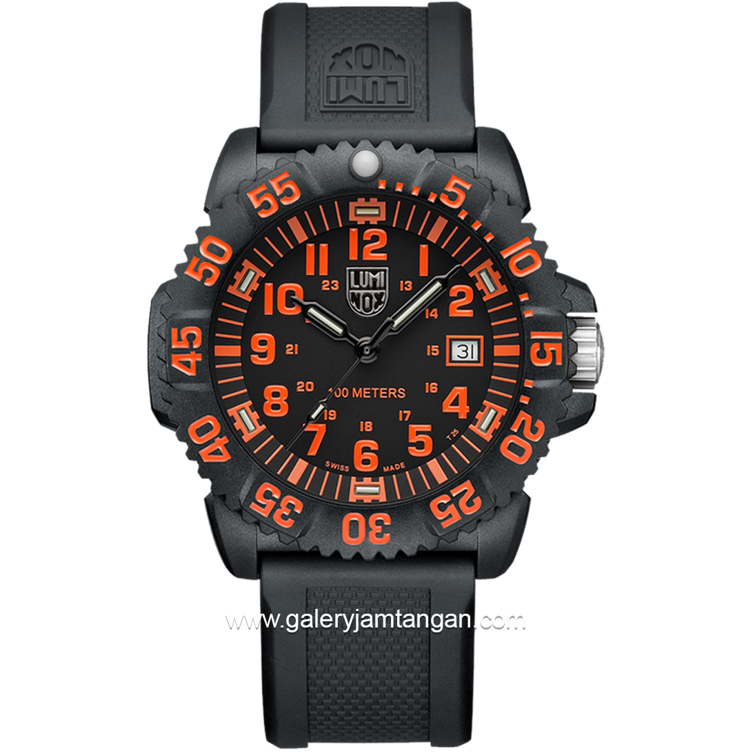 LUMINOX 2059.2 Sea Lion CARBONOX Rubber Strap Swiss Made