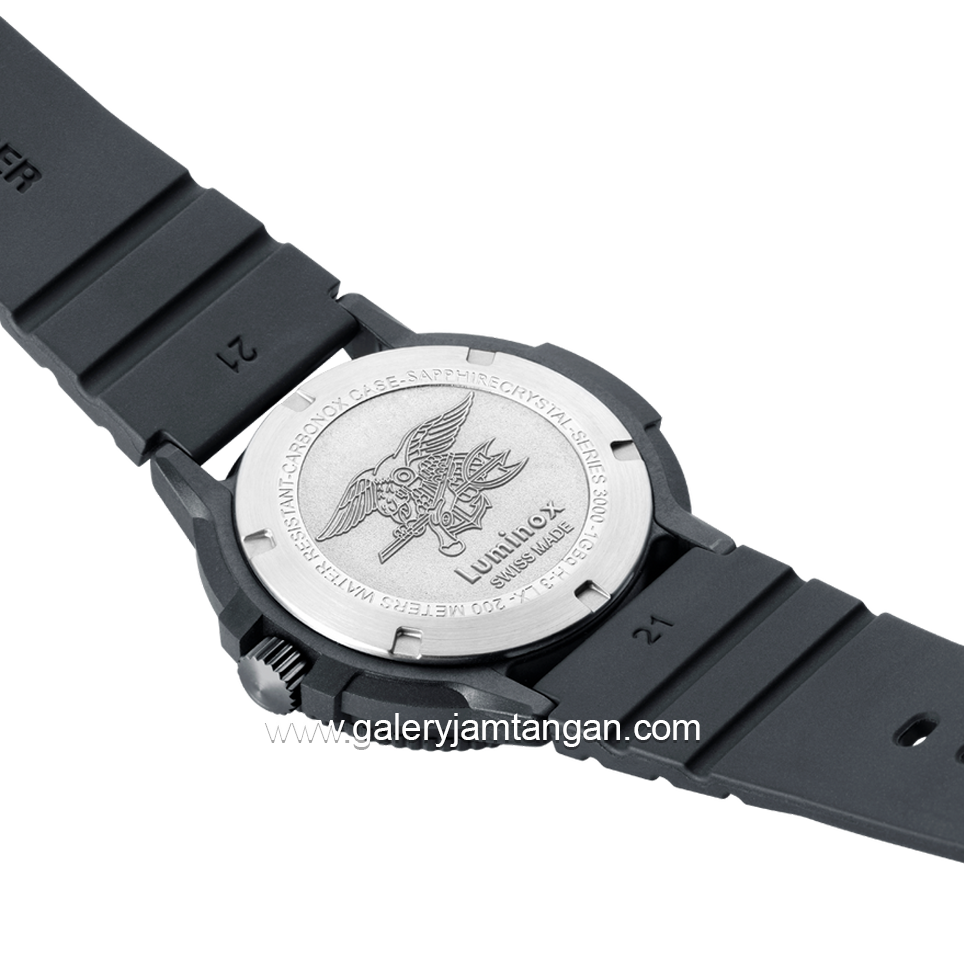 LUMINOX 3001.EVO.BO.S Original Navy SEAL, Dive Watch Rubber Strap