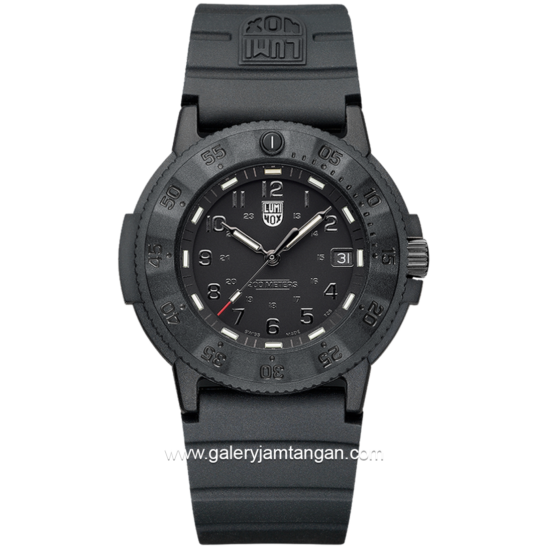 LUMINOX 3001.EVO.BO.S Original Navy SEAL, Dive Watch Rubber Strap