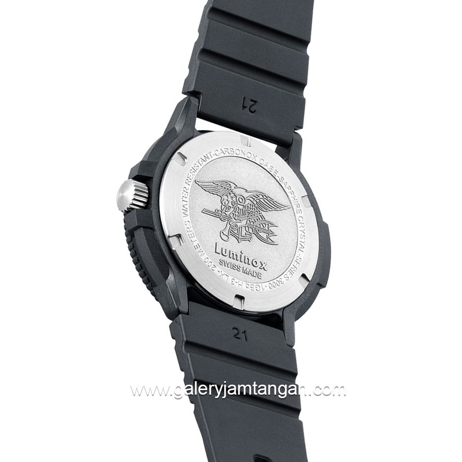 LUMINOX 3007.EVO.S Original Navy SEAL, Dive Watch Rubber Strap