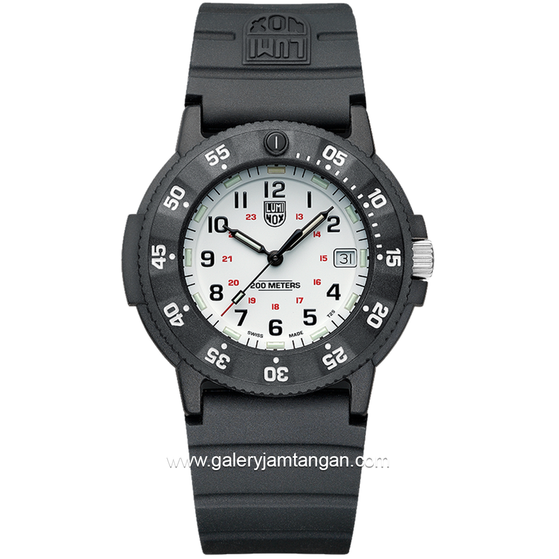 LUMINOX 3007.EVO.S Original Navy SEAL, Dive Watch Rubber Strap