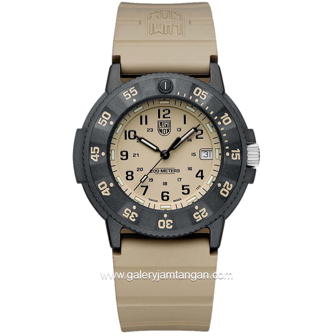 LUMINOX 3010.EVO.S Original Navy SEAL, Dive Watch Rubber Strap