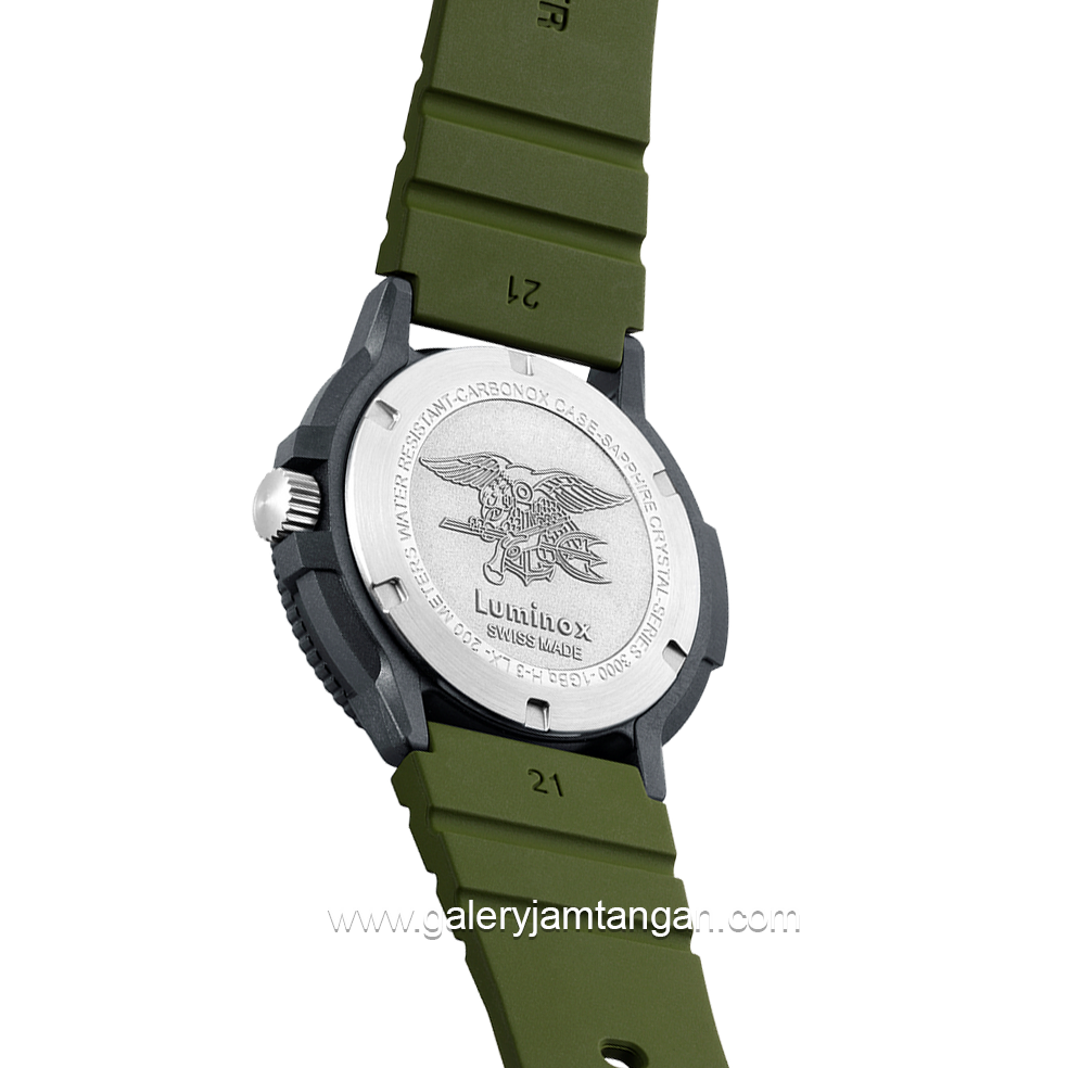 LUMINOX 3013.EVO.S Original Navy SEAL, Dive Watch Rubber Strap