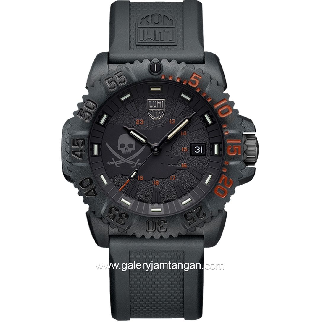LUMINOX Navy Seal XS.3051.PIR.LE Limited Edition Pirate Rubber Strap