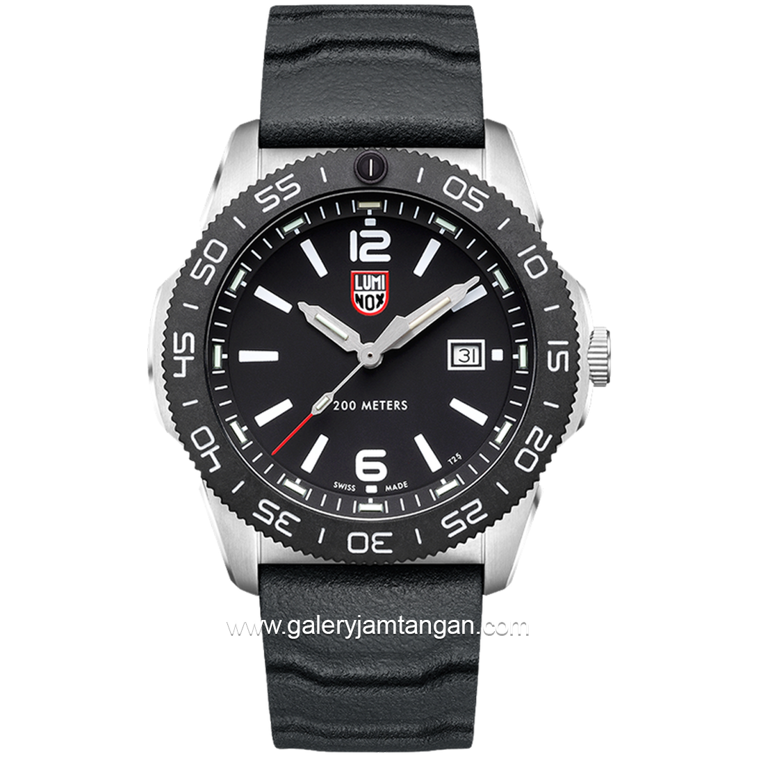 LUMINOX 3121 Pacific Diver, Dive Watch Rubber Strap