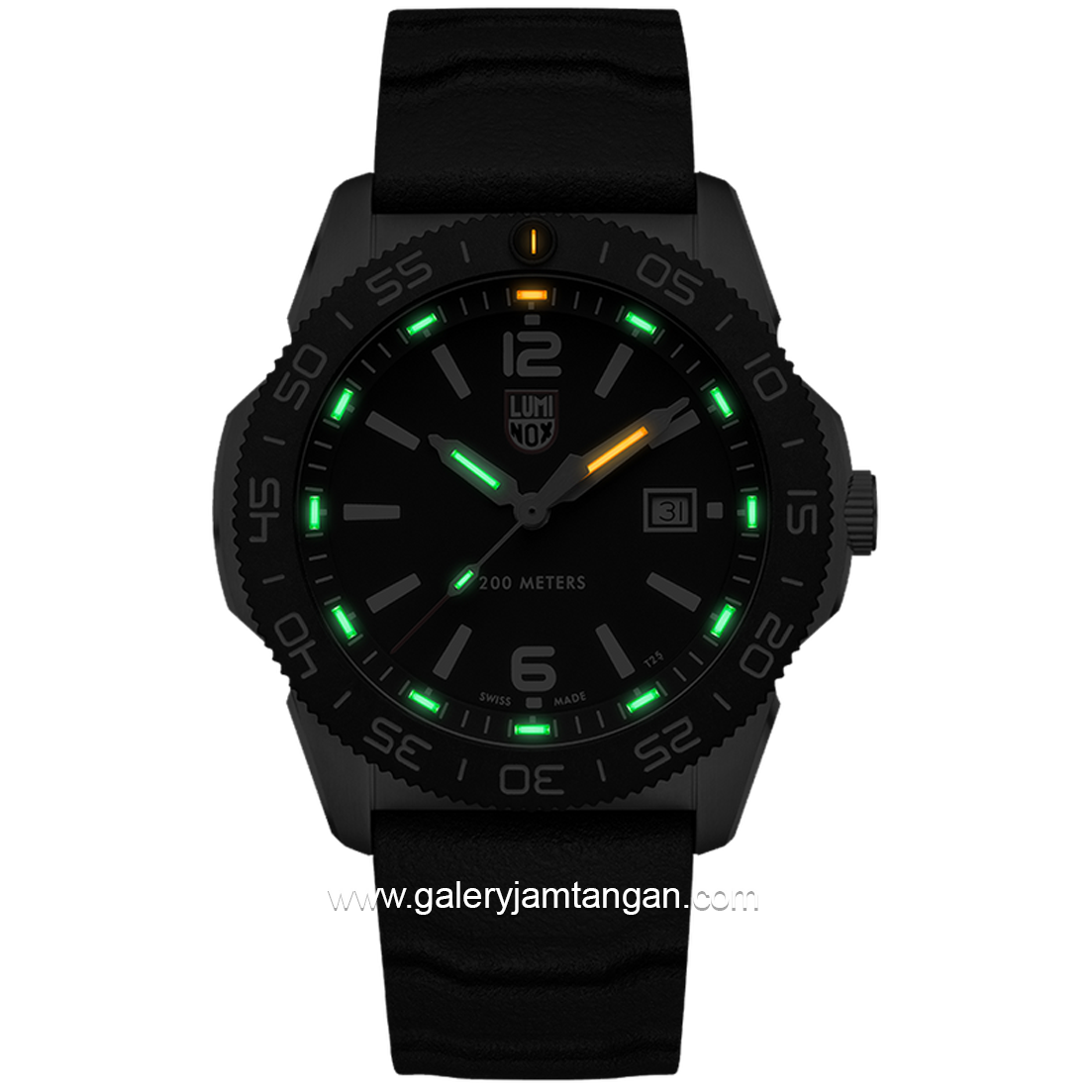 LUMINOX 3121 Pacific Diver, Dive Watch Rubber Strap