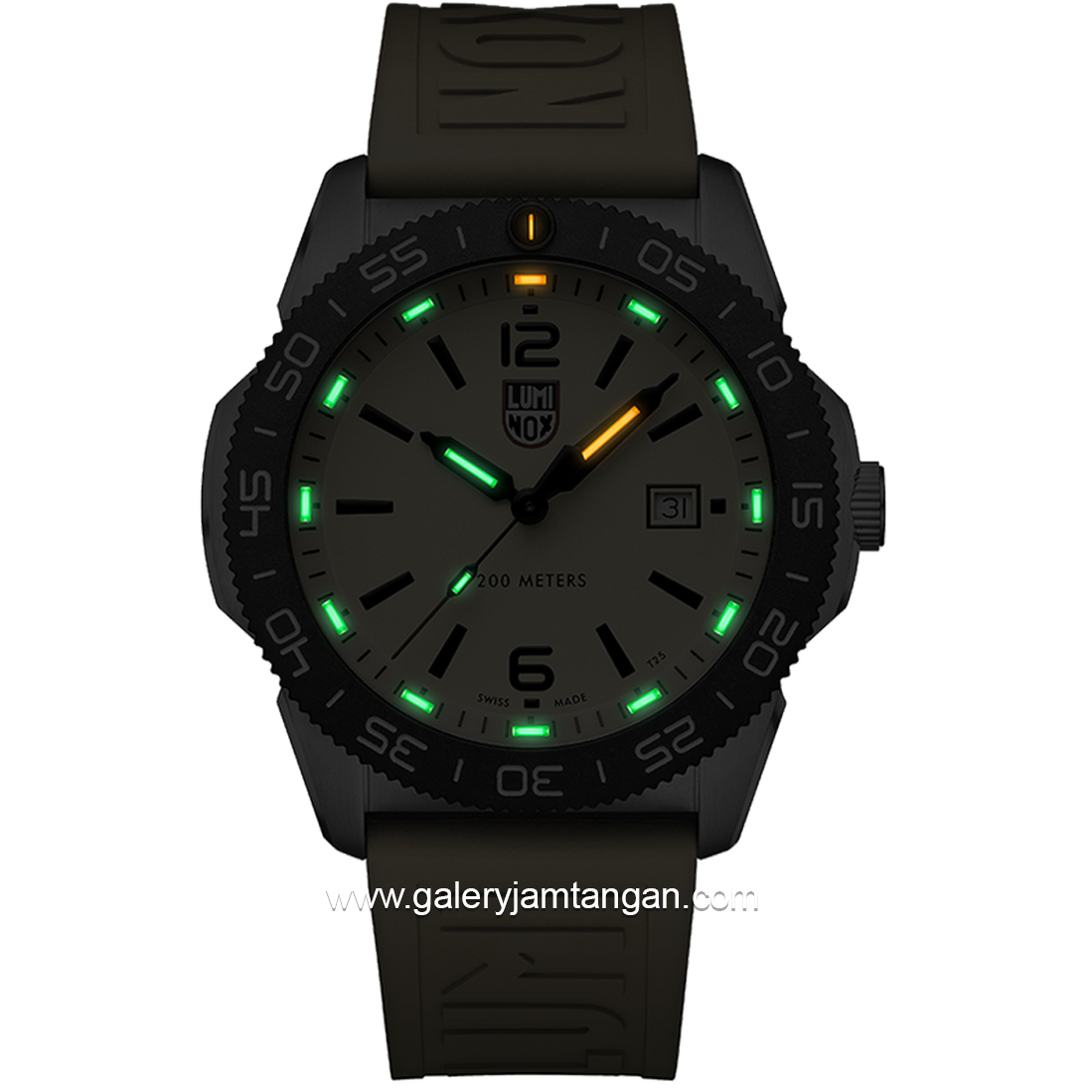 LUMINOX 3125 Pacific Diver Seasonal Edition Rubber Strap