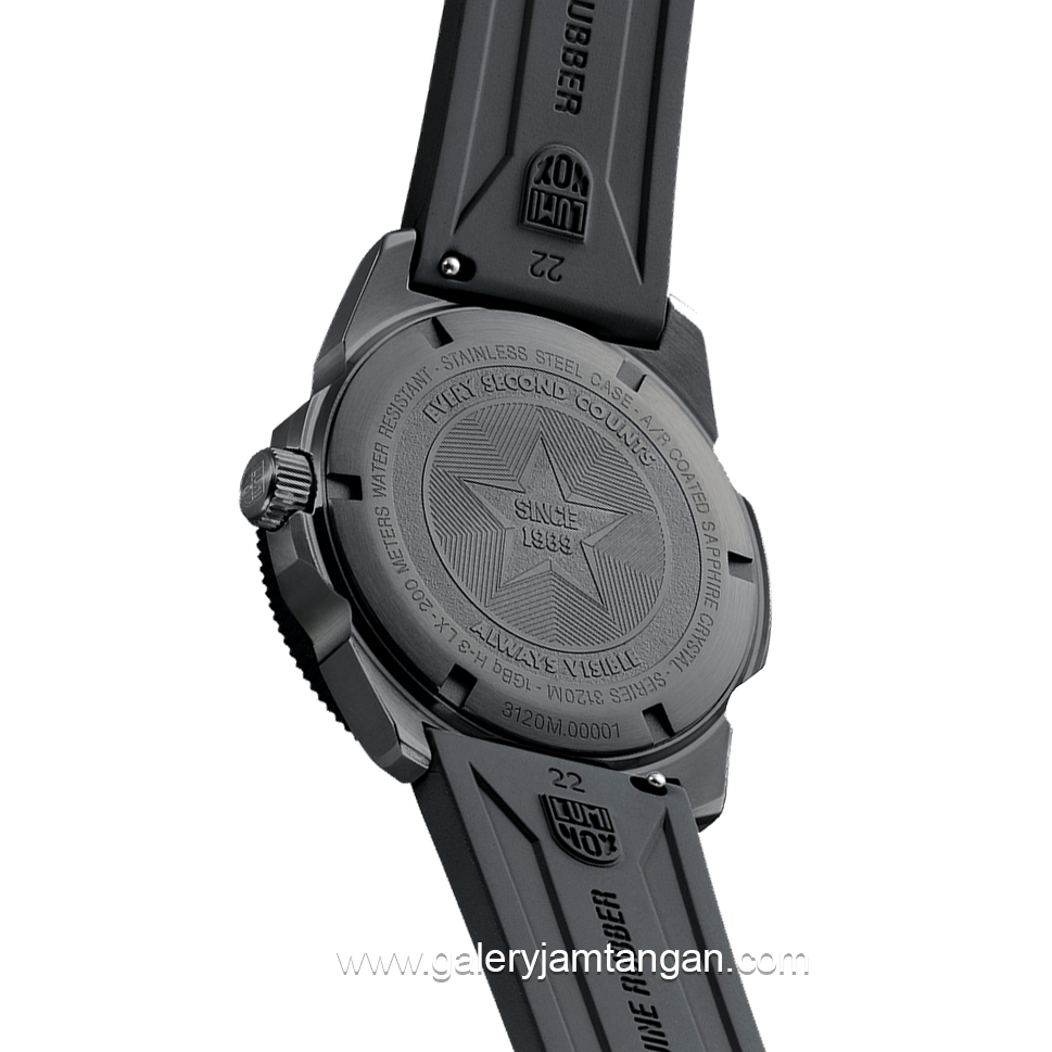 LUMINOX 312 7. M Pacific Diver, Diver Watch Rubber Strap