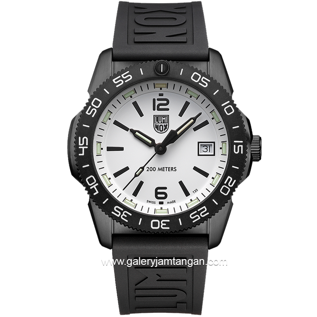 LUMINOX 312 7. M Pacific Diver, Diver Watch Rubber Strap