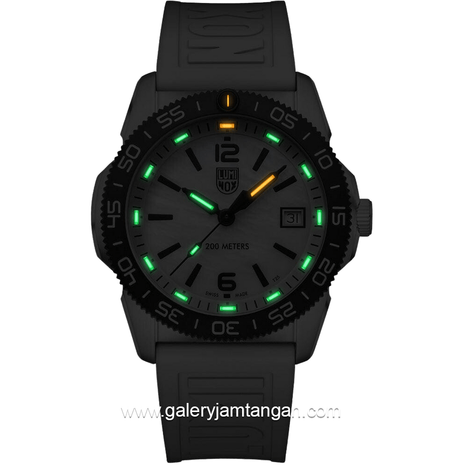 LUMINOX 3128.M.SET Pacific Diver, Diver Watch Rubber Strap